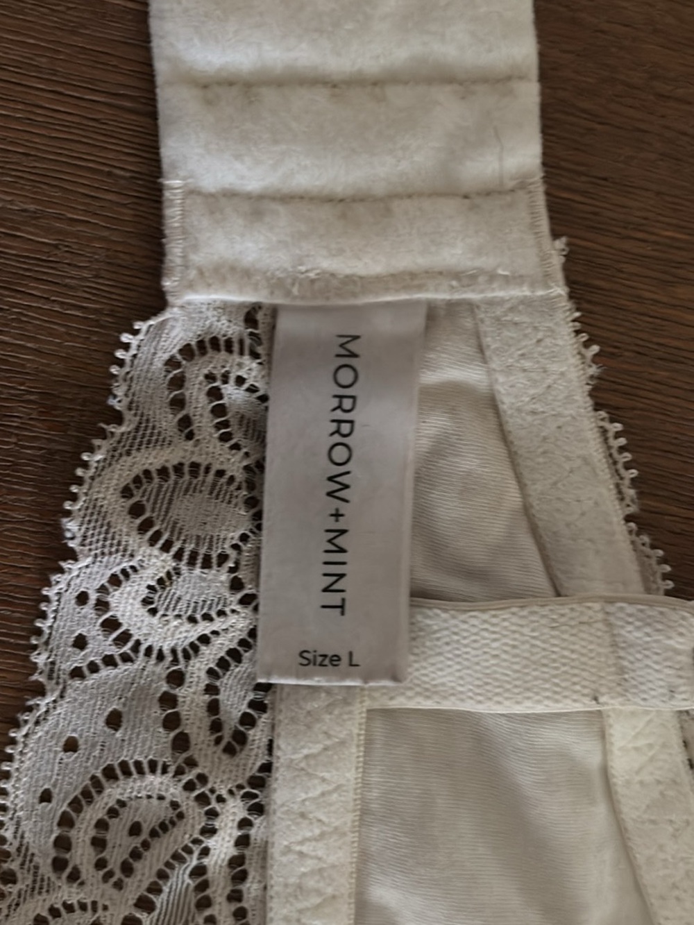 Morrow and Mint Lace organic Bralette in Ivory - Women Intimates & Sleepwear - Picture 3 of 3